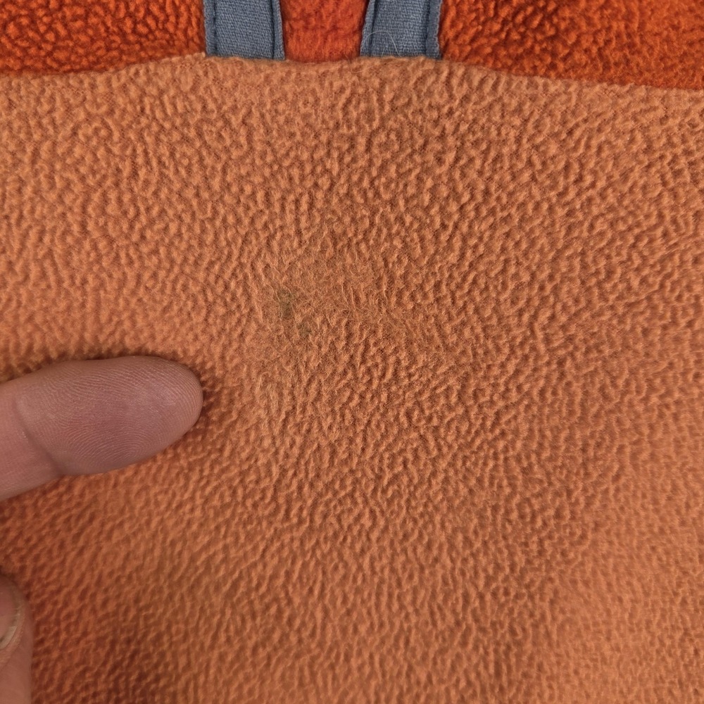 Cotopaxi Fleece Sweater Mens XS Orange Colorblock Half Zip Pullover - Picture 2 of 9